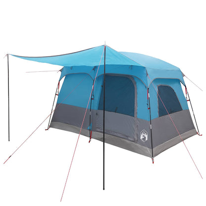 Family Tent with Roof Blue 380 x 260 x 190 cm Polyester