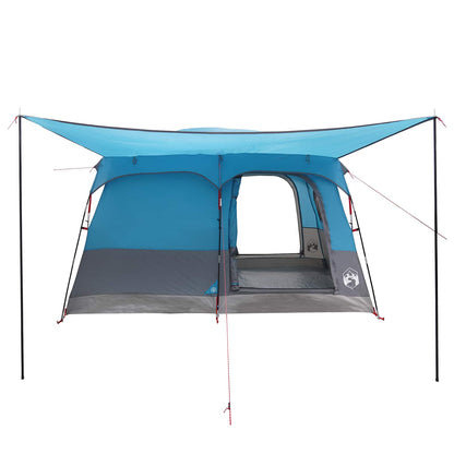Family Tent with Roof Blue 380 x 260 x 190 cm Polyester