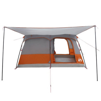 Family Tent with Roof Grey and Orange 420 x 305 x 200 cm