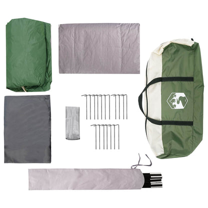 Family Tent Green 500 x 400 x 230 cm Polyester and Steel