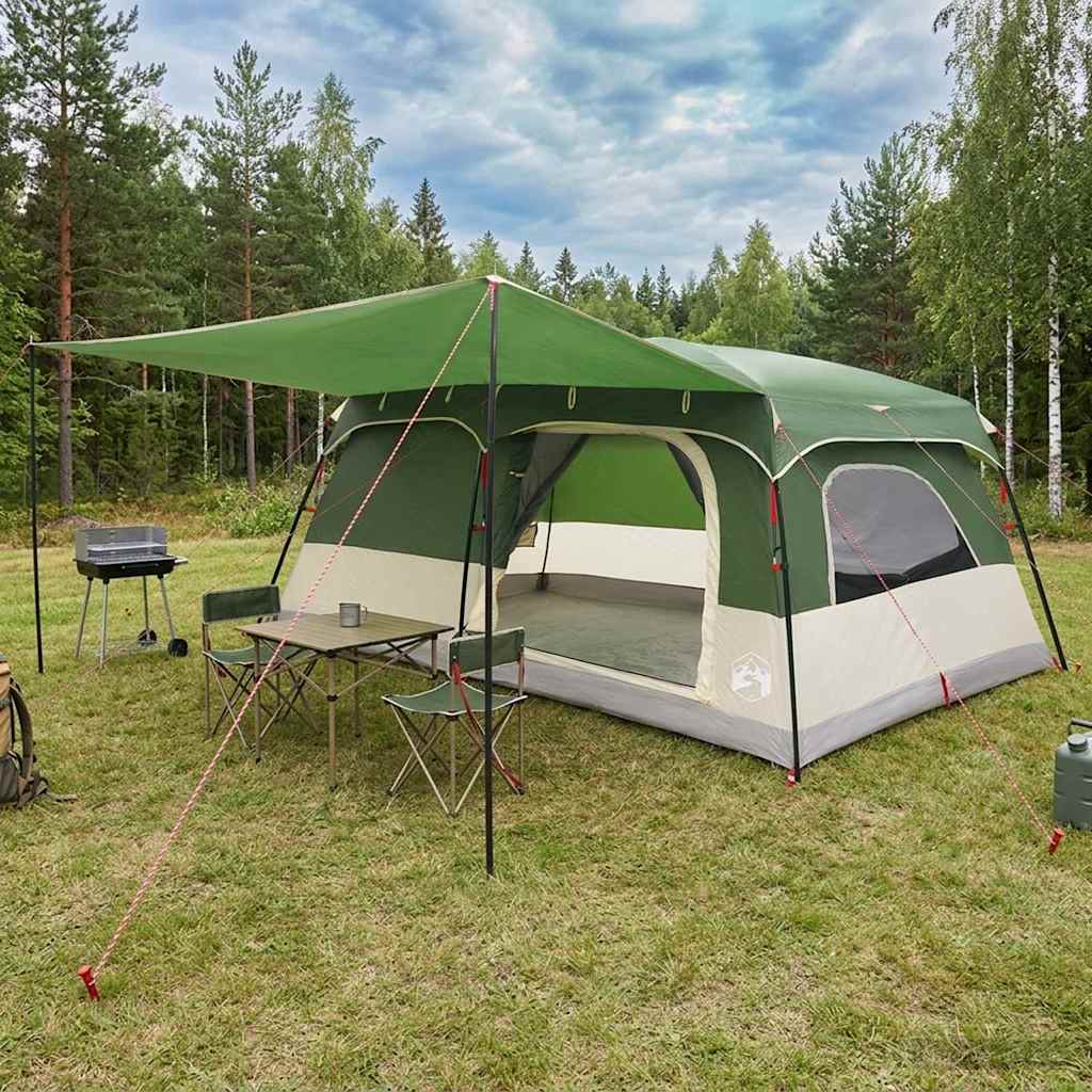 Family Tent Green 500 x 400 x 230 cm Polyester and Steel