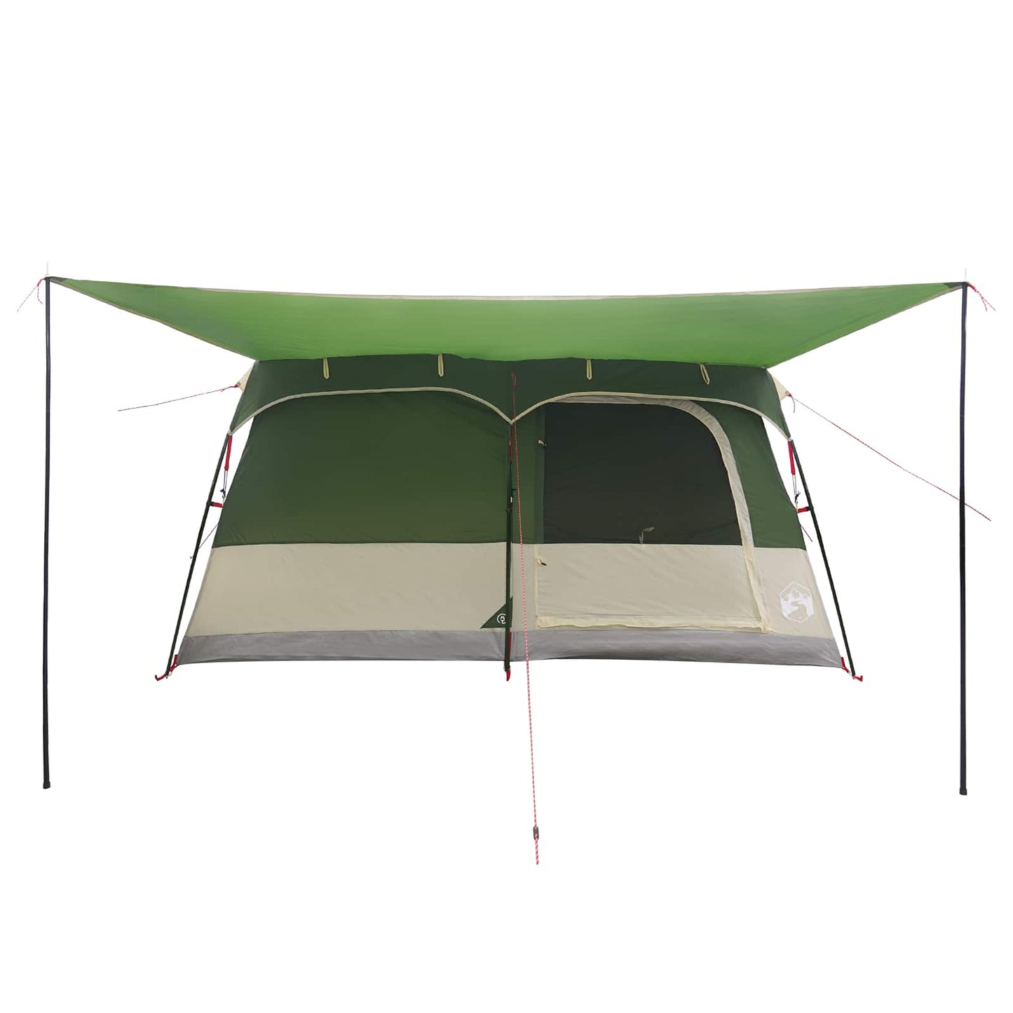 Family Tent Green 500 x 400 x 230 cm Polyester and Steel