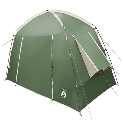 Cabin Tent with Roof Green 210 x 210 x 138 cm Polyester
