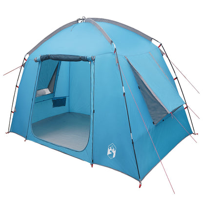 Cabin Tent with Roof Blue 210 x 210 x 138 cm Polyester