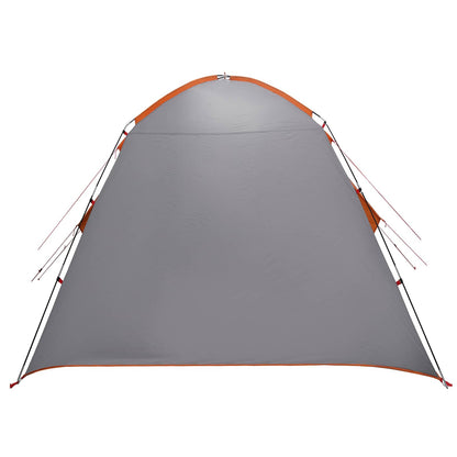 Cabin Tent Grey and Orange 210 x 210 x 138 cm Polyester