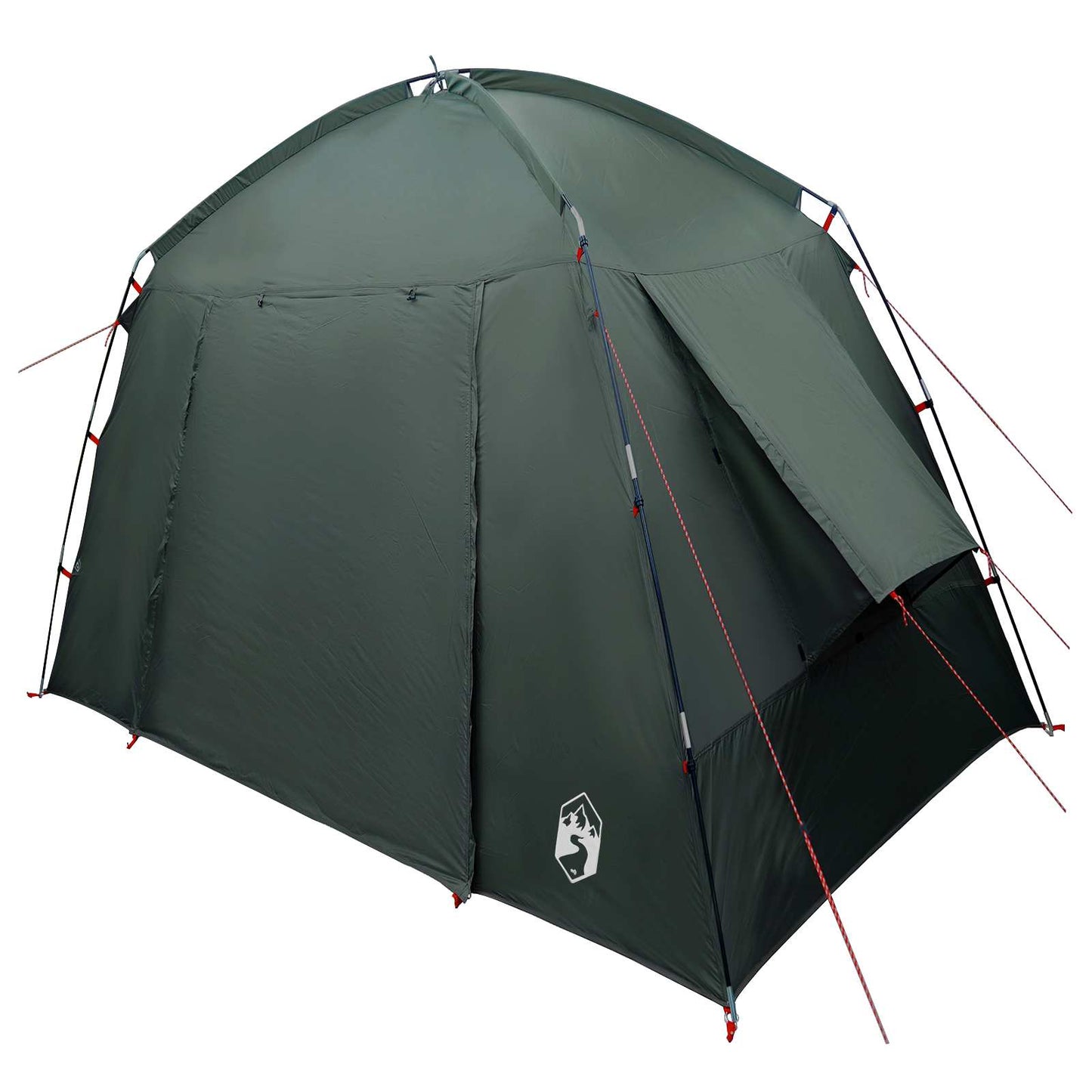 Cabin Tent with Roof Army Green 210 x 210 x 138 cm Polyester