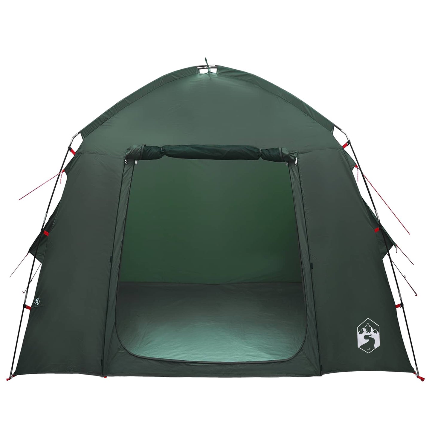 Cabin Tent with Roof Army Green 210 x 210 x 138 cm Polyester