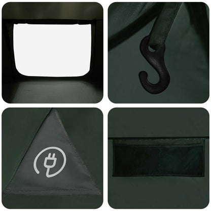 Cabin Tent with Roof Army Green 300 x 210 x 156 cm Polyester