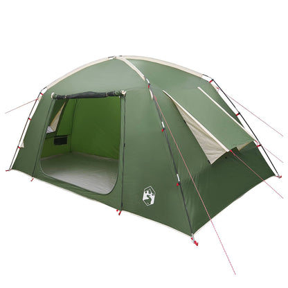 Cabin Tent with Roof Green 400 x 210 x 180 cm Polyester