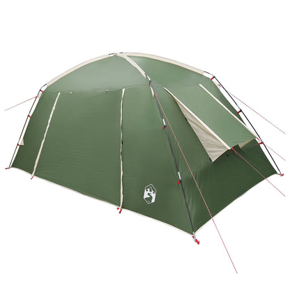Cabin Tent with Roof Green 400 x 210 x 180 cm Polyester