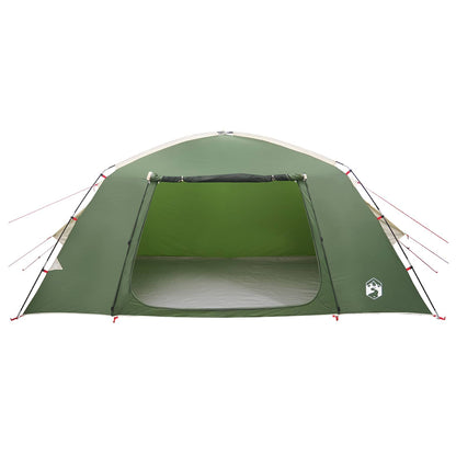 Cabin Tent with Roof Green 400 x 210 x 180 cm Polyester