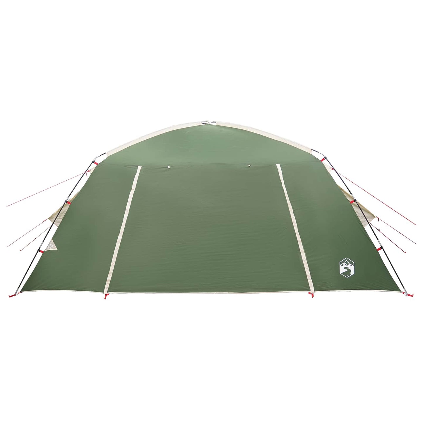 Cabin Tent with Roof Green 400 x 210 x 180 cm Polyester