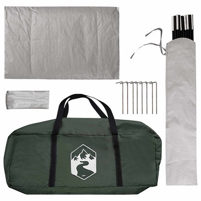 Camping Tent with Rainfly Water-resistant Dome Army Green