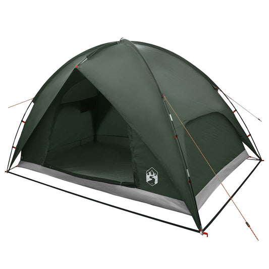 Camping Tent with Rainfly Water-resistant 4-Person Army Green