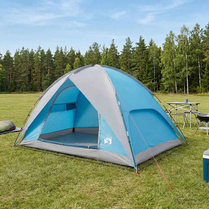 Camping Tent with Rainfly Water-resistant Dome Blue