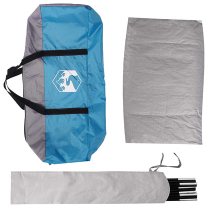 Car Tent with Roof Blue 200 x 170 x 170 cm Polyester and Steel