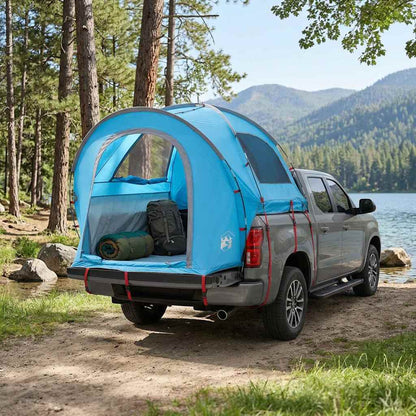 Car Tent with Roof Blue 200 x 170 x 170 cm Polyester and Steel