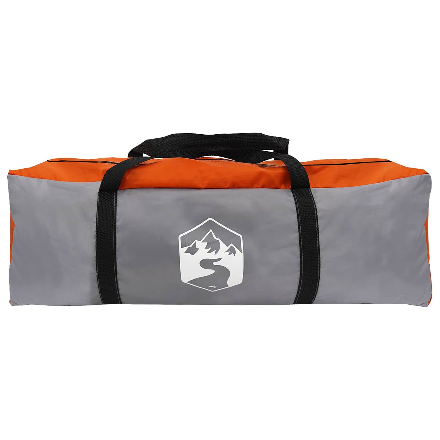 Car Tent Grey and Orange 200 x 170 x 170 cm Polyester and Steel