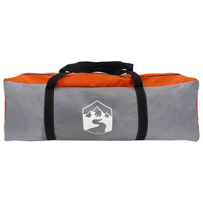 Car Tent Grey and Orange 200 x 170 x 170 cm Polyester and Steel