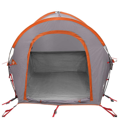 Car Tent Grey and Orange 200 x 170 x 170 cm Polyester and Steel