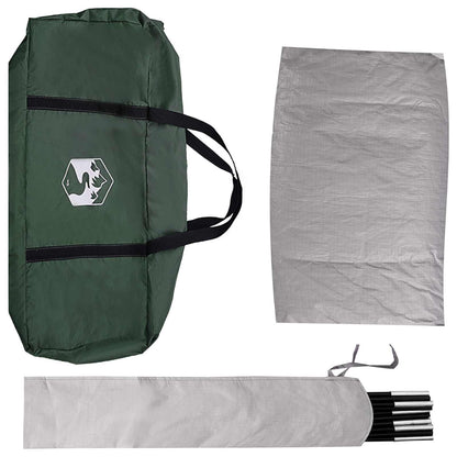 Car Tent Army Green 200 x 170 x 170 cm Polyester and Steel