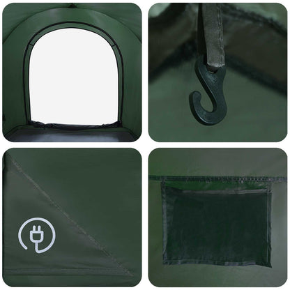 Car Tent Army Green 200 x 170 x 170 cm Polyester and Steel
