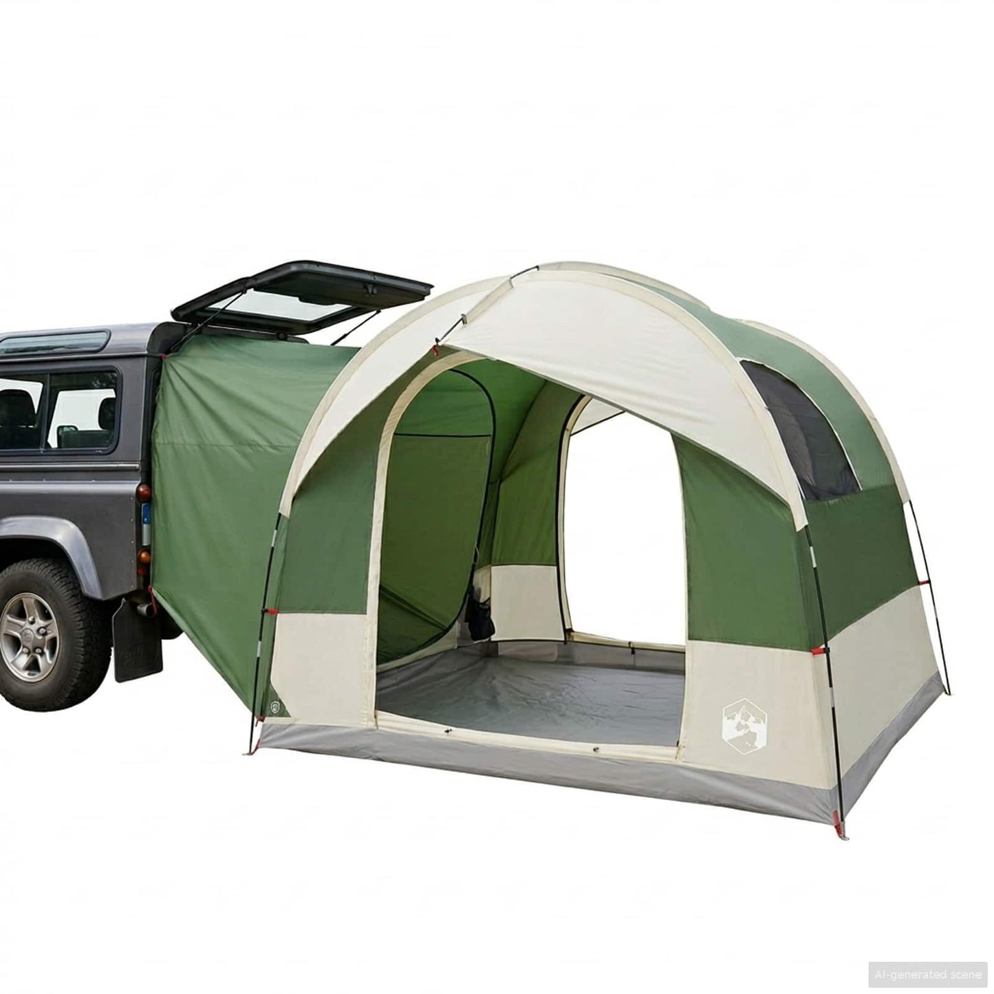 Tailgate Tent with Rainfly Water-resistant Green 4-Person
