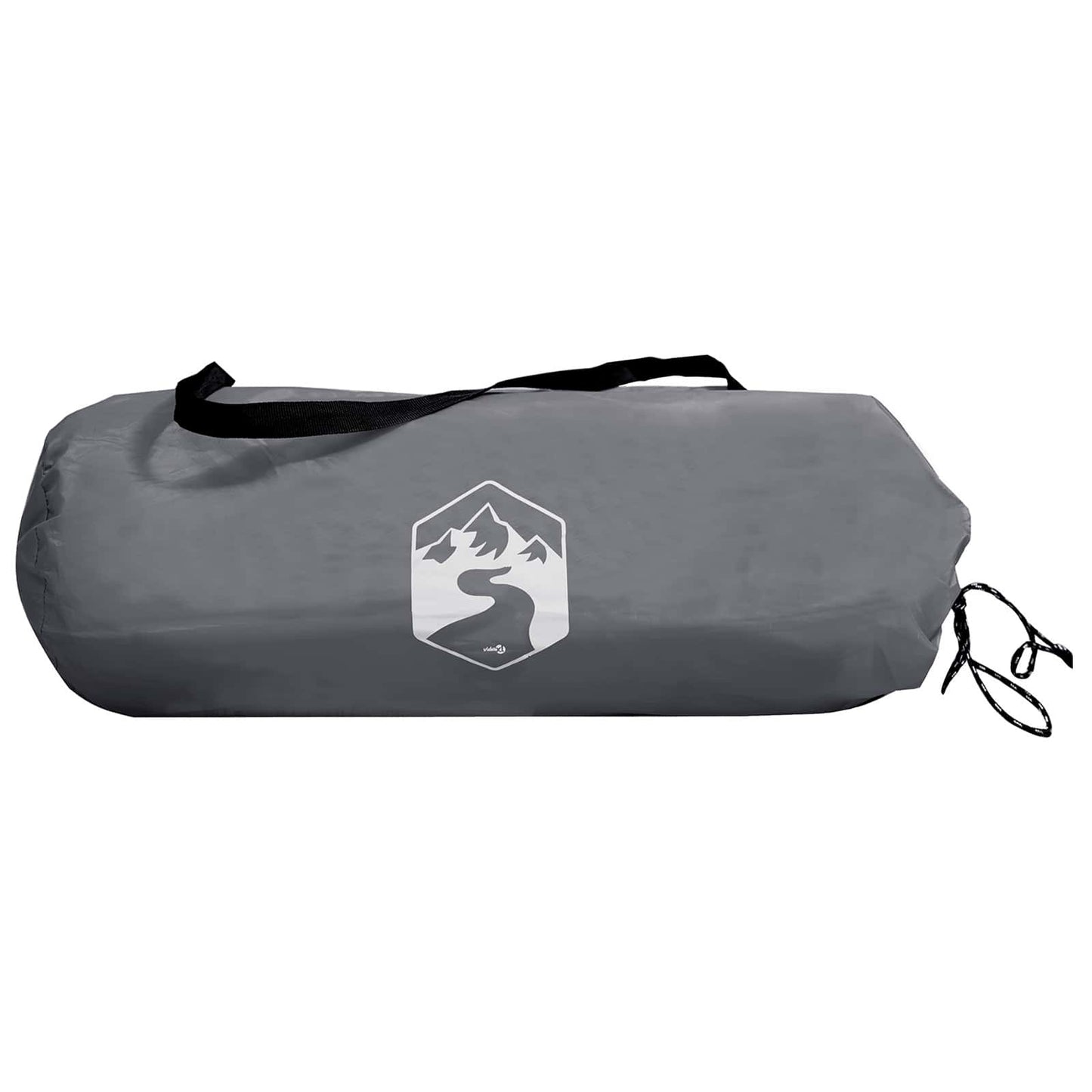 Car Tent Grey and Orange 308 x 215 x 220 cm Polyester and Steel