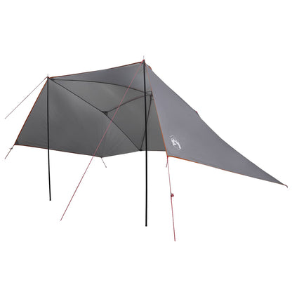 Car Tent Grey and Orange 308 x 215 x 220 cm Polyester and Steel