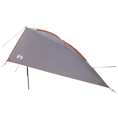 Car Tent Grey and Orange 308 x 215 x 220 cm Polyester and Steel