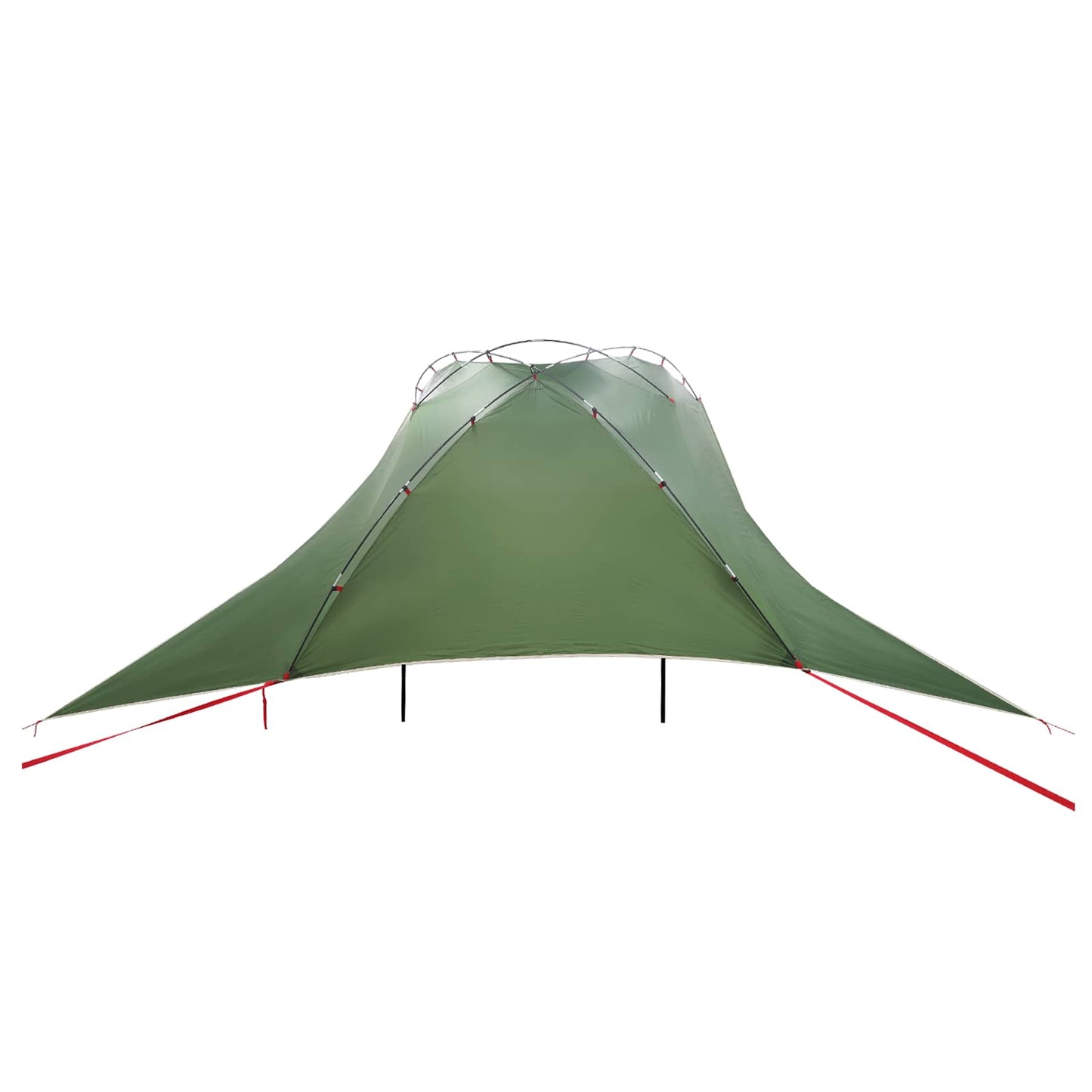 Car Tent with Roof Green 350 x 250 cm Polyester and Steel