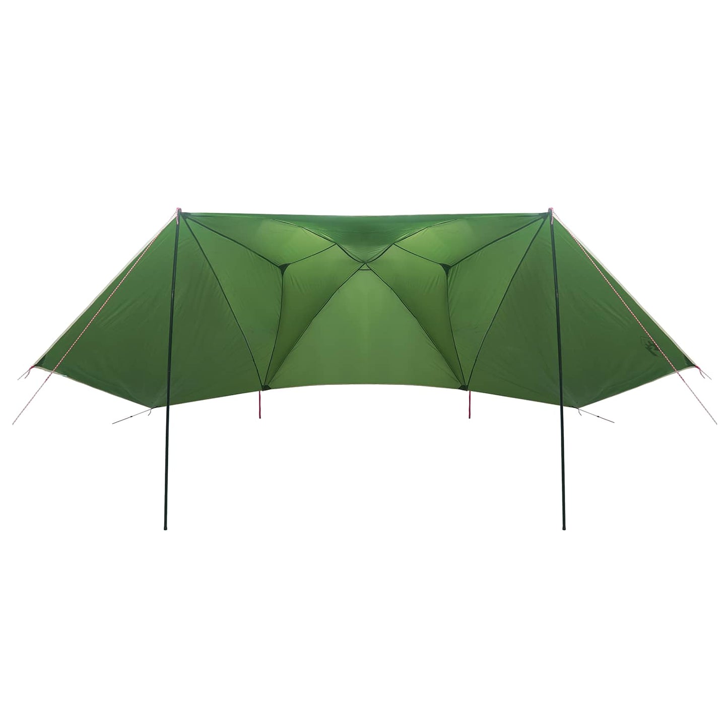 Car Tent with Roof Green 350 x 250 cm Polyester and Steel