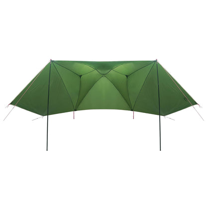 Car Tent with Roof Green 350 x 250 cm Polyester and Steel