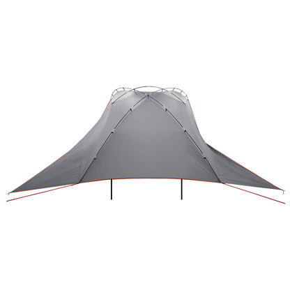 Car Tent Grey and Orange 350 x 250 cm Polyester and Steel