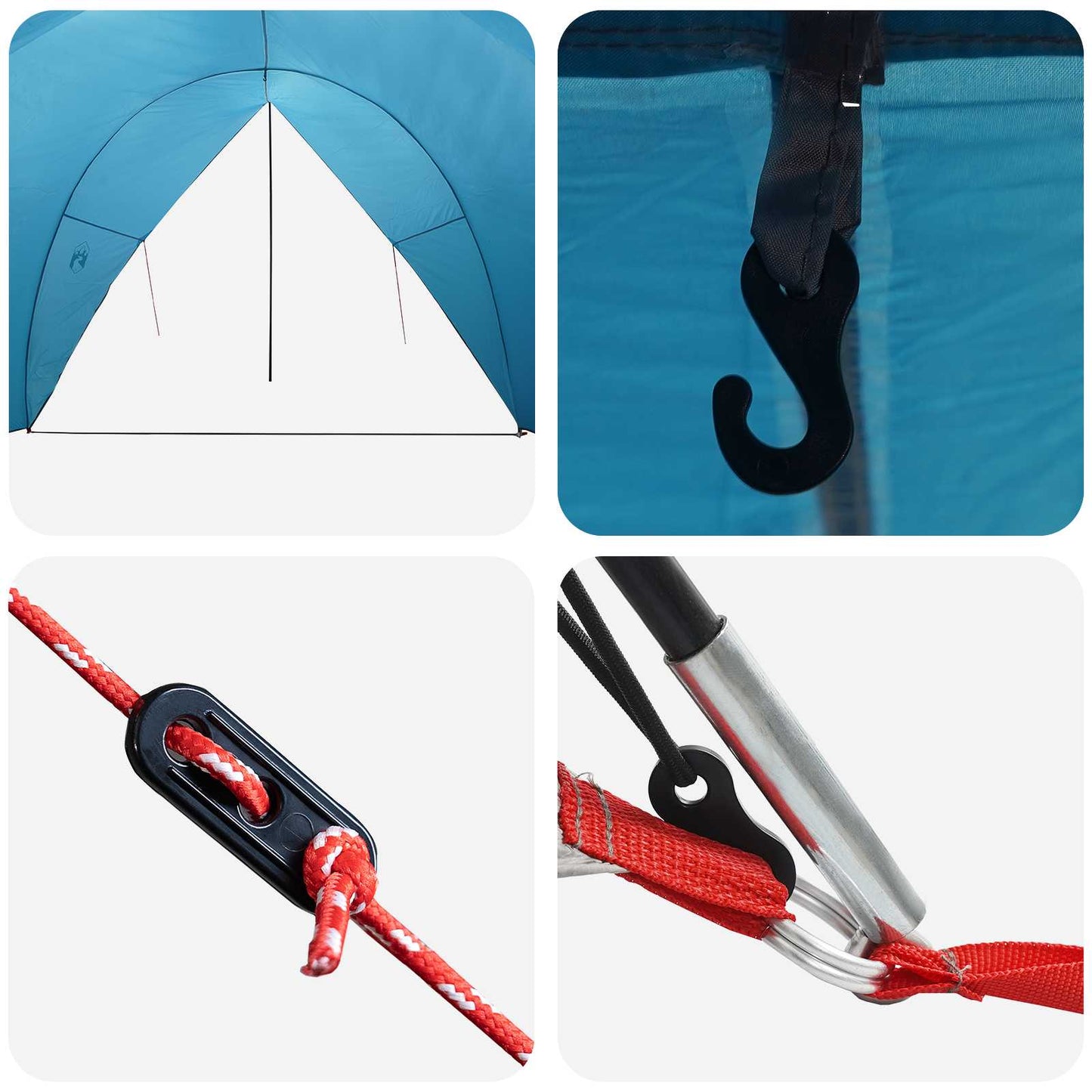 Tailgate Awning Water-resistant Blue 405 x 280 x 220 cm