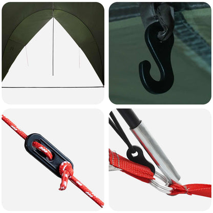 Tailgate Awning Water-resistant Army Green 405 x 280 x 220 cm