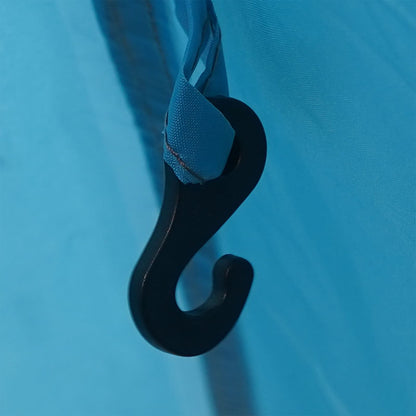 Camping Tarp with Mesh Walls Blue 340 x 260 x 220 cm