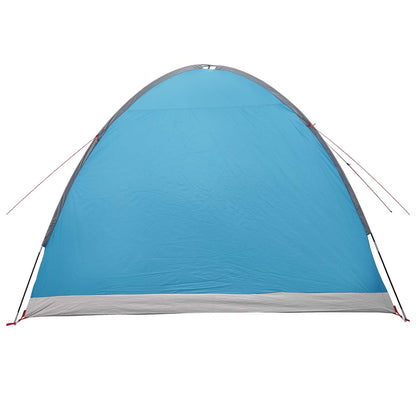 Cabin Tent with Roof Blue 4-Person Polyester and Steel
