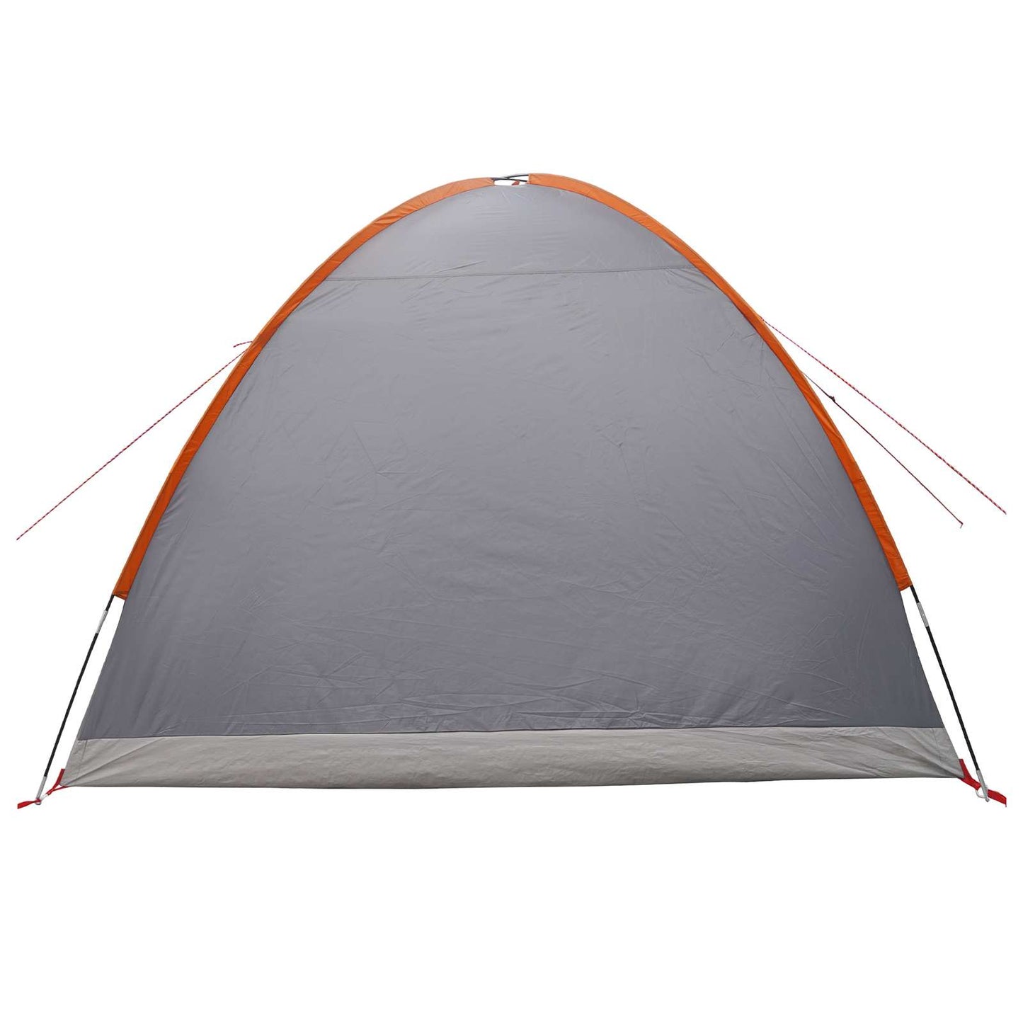 Cabin Tent Grey and Orange 4-Person Polyester and Steel