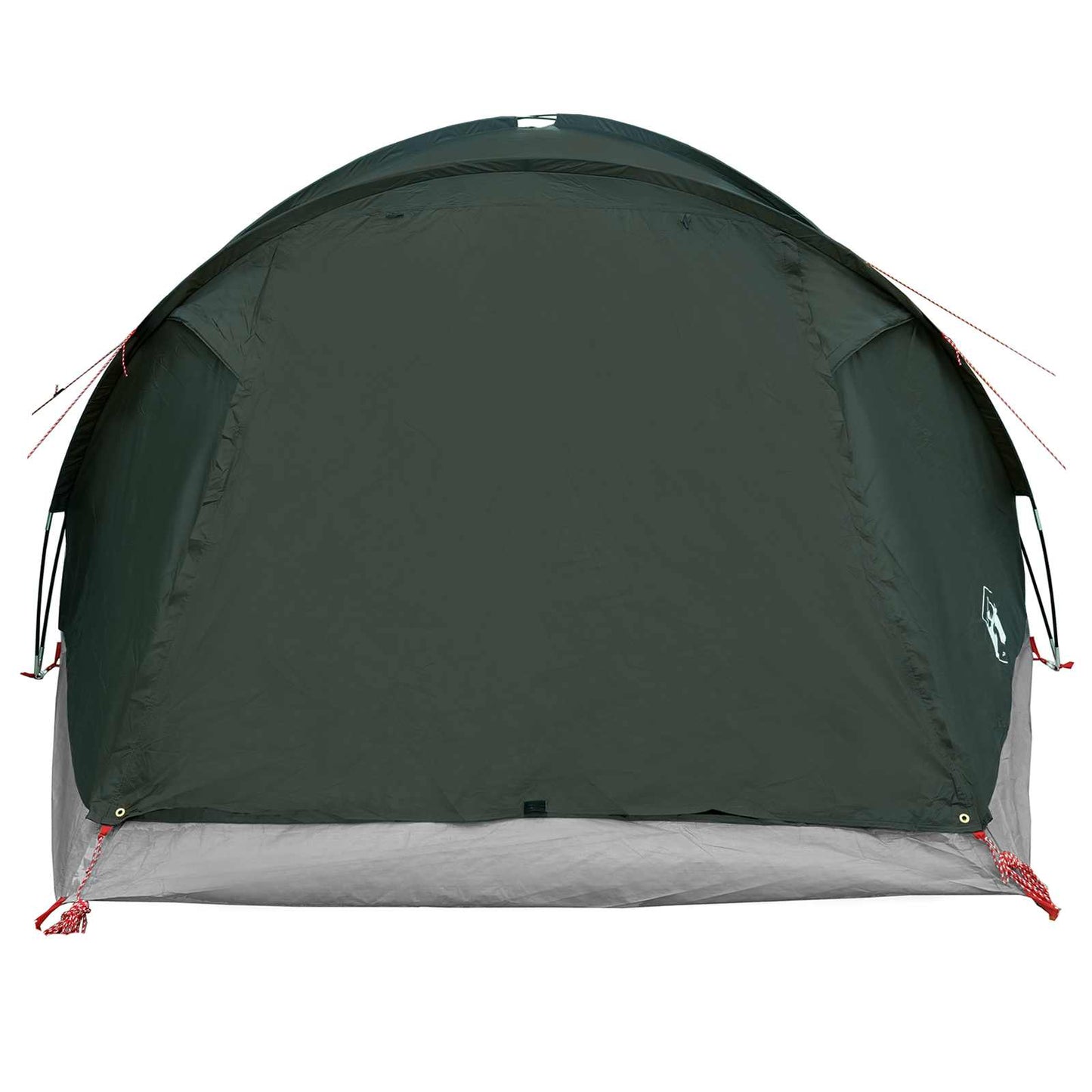 Cabin Tent with Roof Army green 6-Person Polyester and Steel
