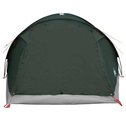 Cabin Tent with Roof Army green 6-Person Polyester and Steel