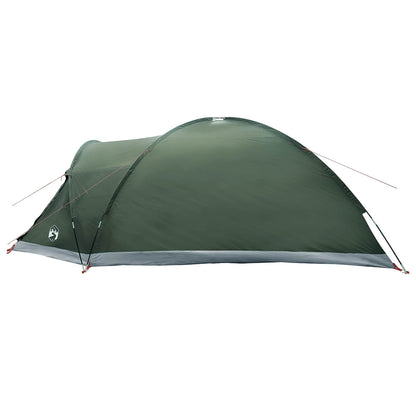 Cabin Tent with Roof Army green 8-Person Polyester and Steel