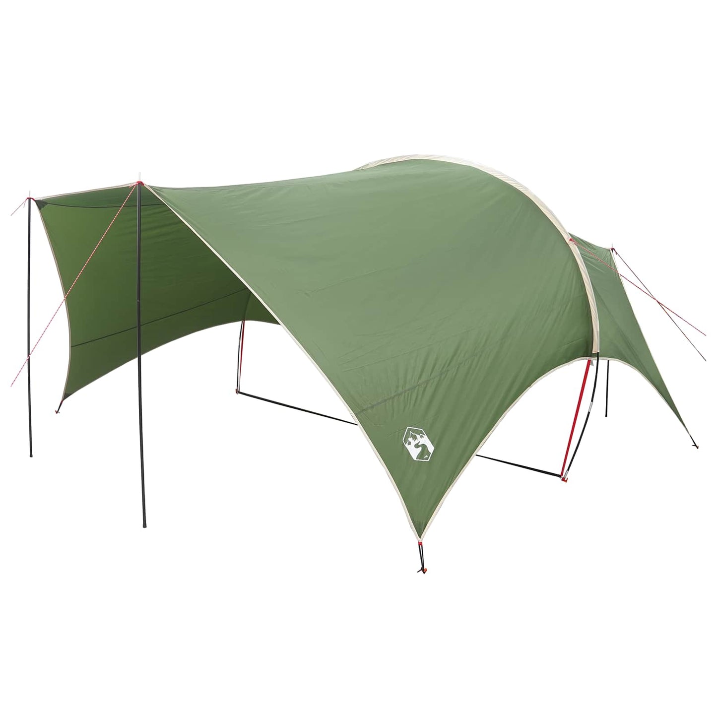 Camping Tarp Water-resistant Green 550 x 400 x 230 cm