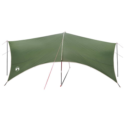 Camping Tarp Water-resistant Green 550 x 400 x 230 cm