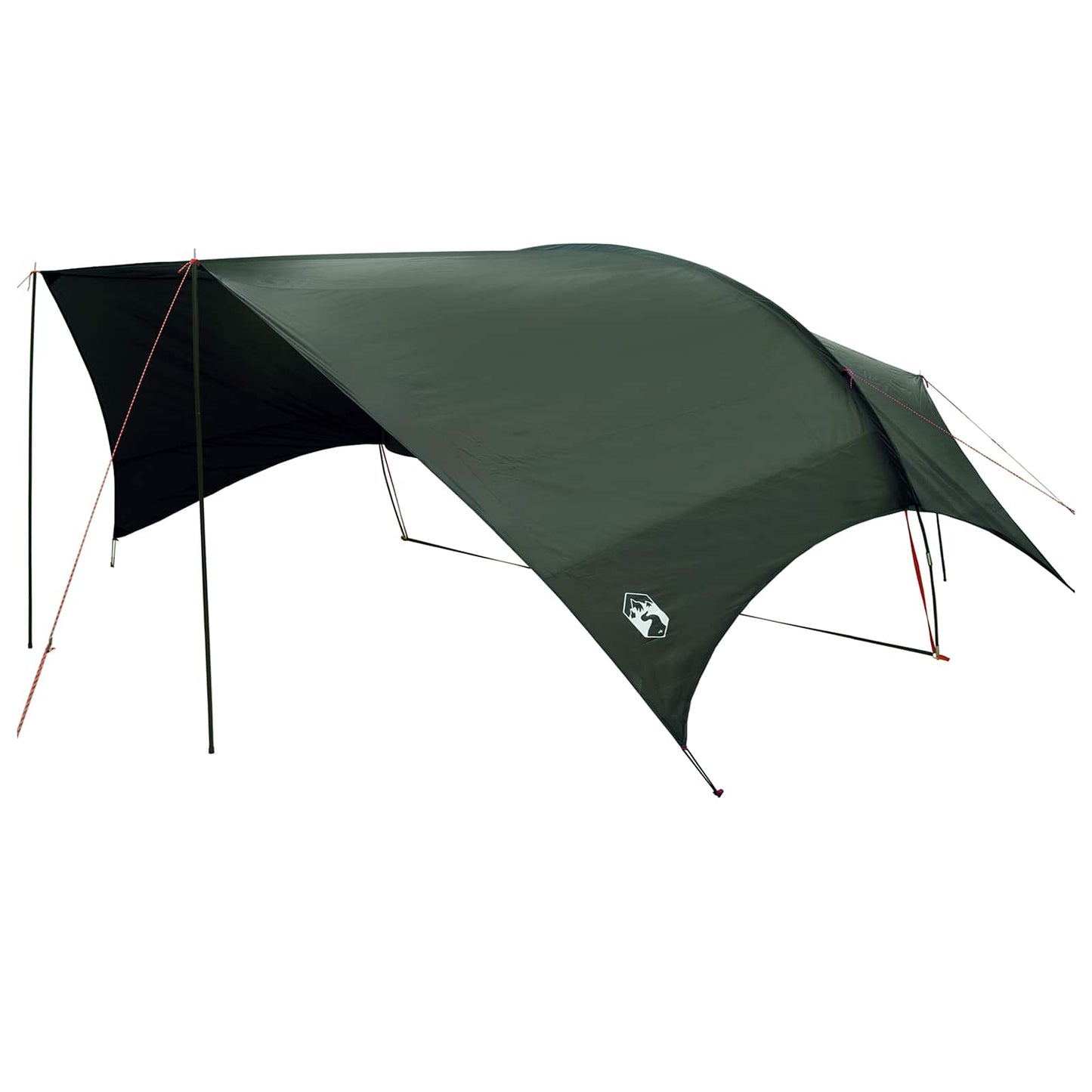 Camping Tarp Water-resistant Army Green 695 x 580 x 200 cm