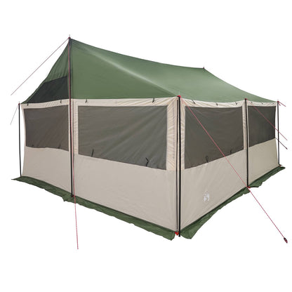 Family Tent Green 450 x 400 x 265 cm Polyester and Steel