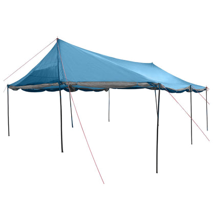 Family Tent Blue 600 x 400 x 268 cm Polyester and Steel