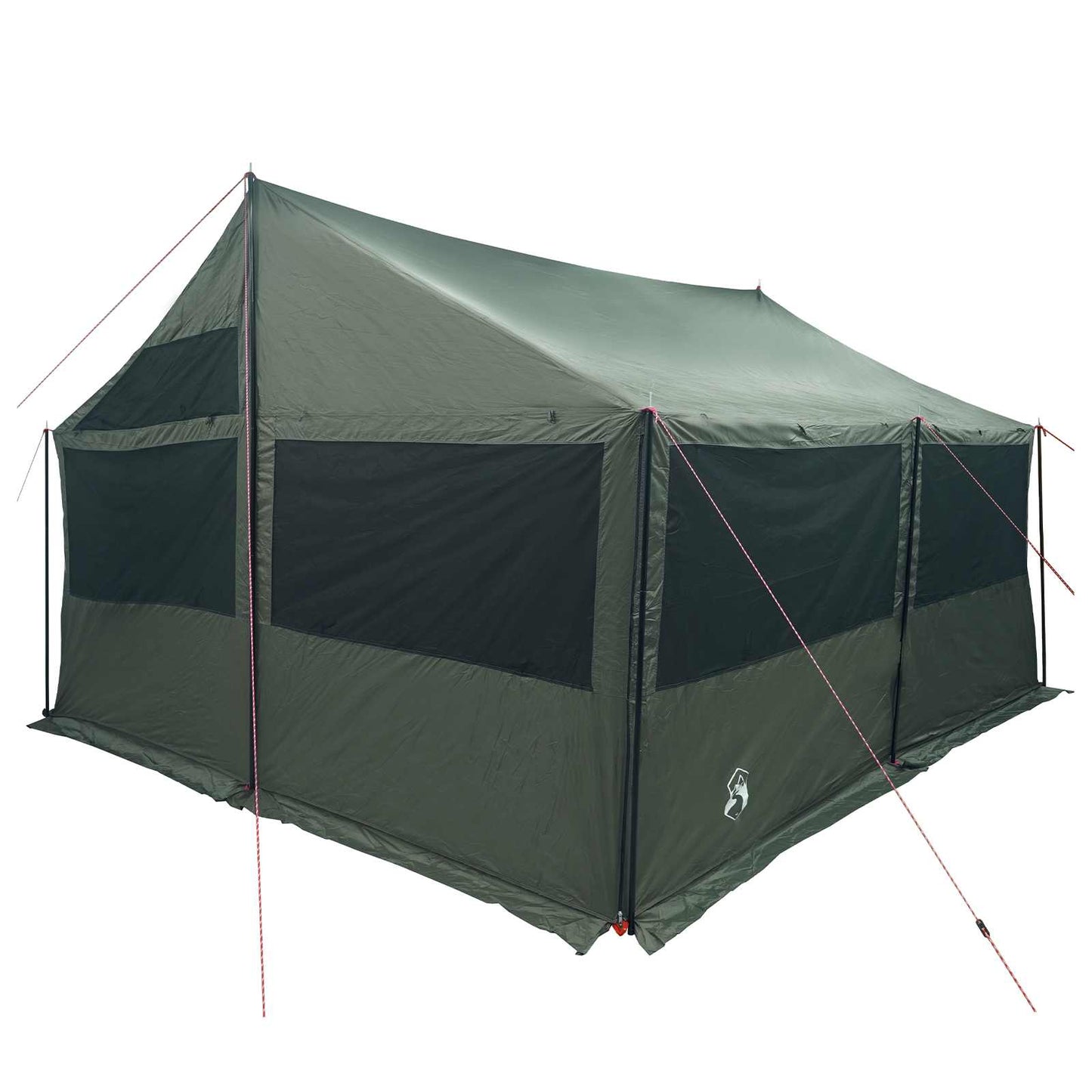 Family Tent Army green 600 x 400 x 268 cm Polyester and Steel