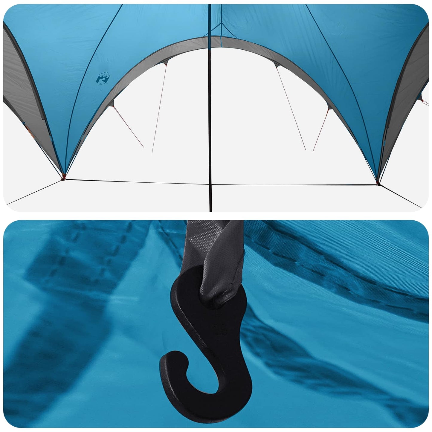 Party Tent Blue 500 x 500 x 350 cm Polyester and Steel