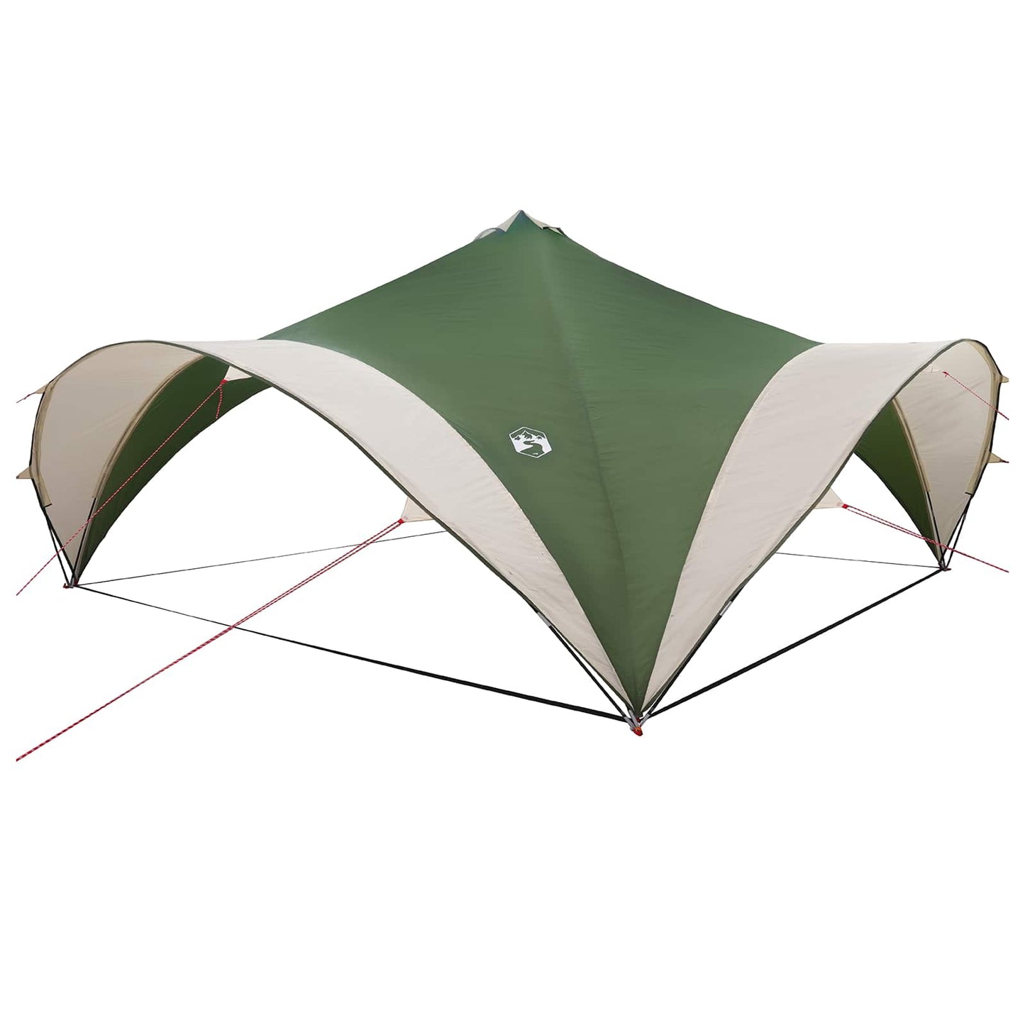 Party Tent Green 600 x 600 x 400 cm Polyester and Steel